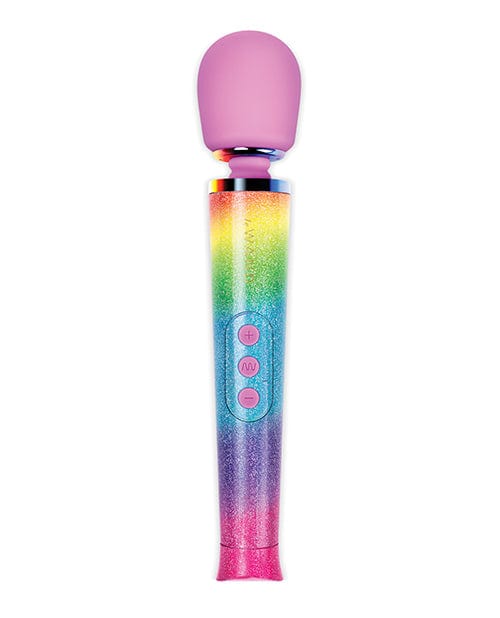 Le Wand Petite Rechargeable Vibrating Massage Wand, Rainbow