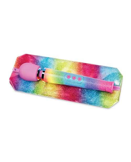 Le Wand Petite Rechargeable Vibrating Massage Wand, Rainbow - Image 3