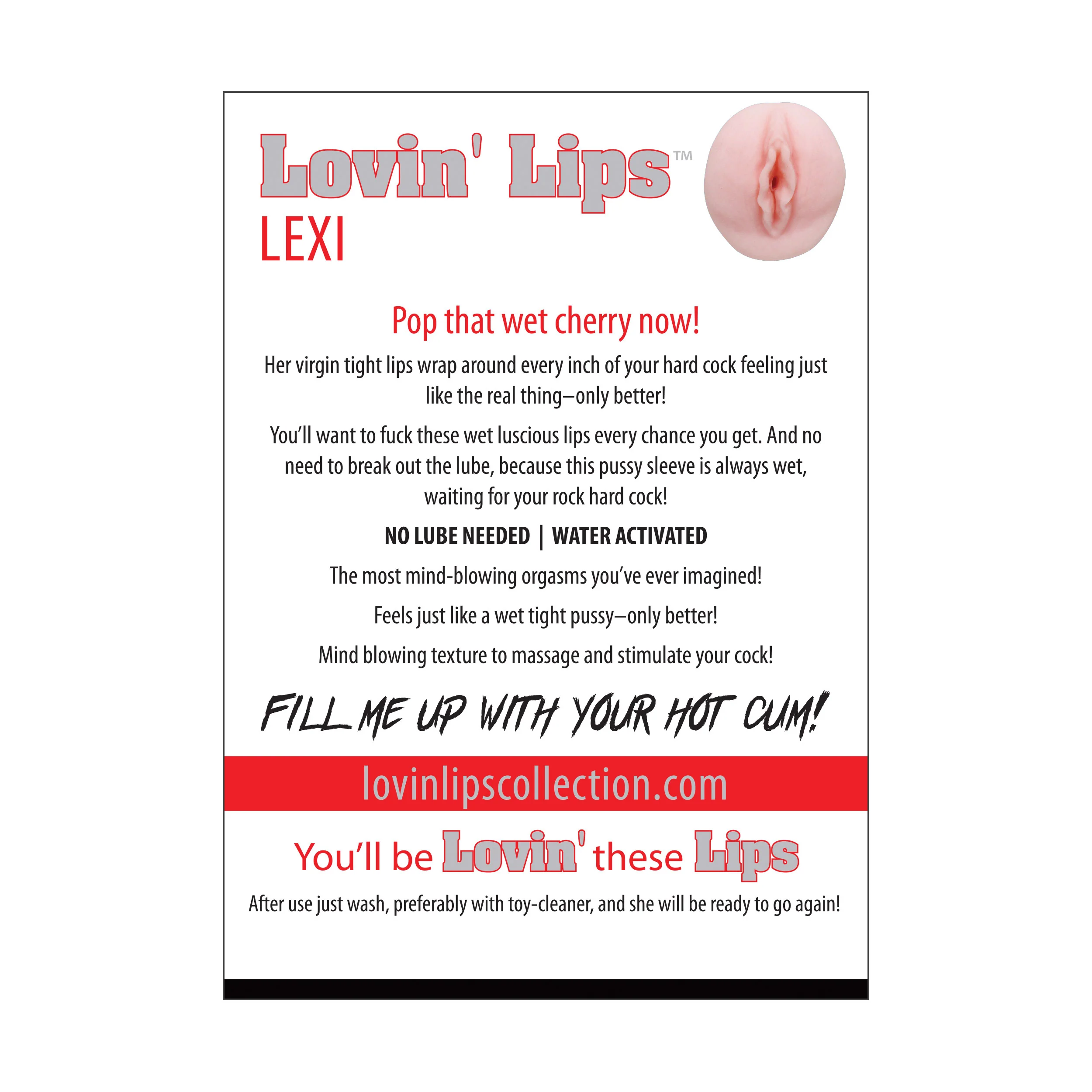 Lovin' Lips H2O Stroker - Lexi - Image 4