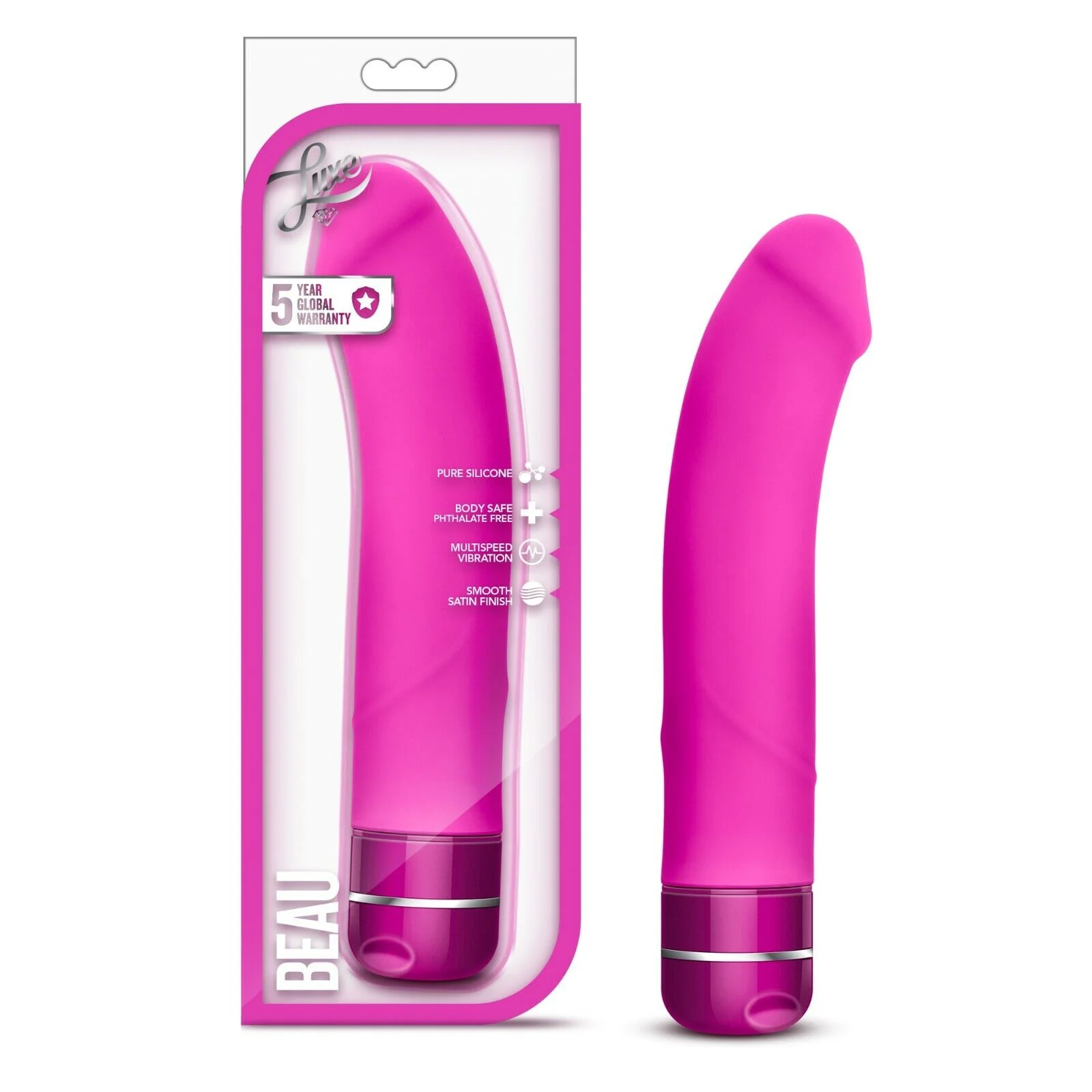 Luxe Beau Fuschia Vibrator - Image 2