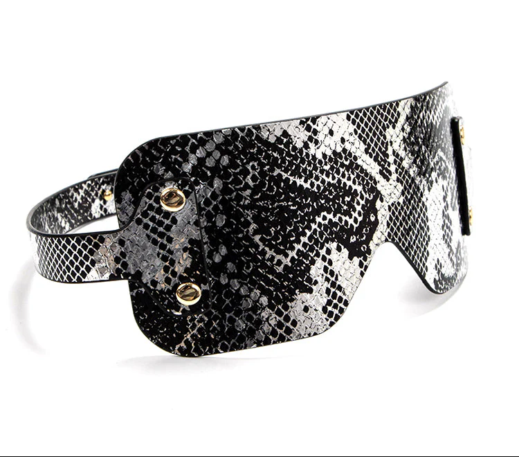 Luxe Bondage Box Set in Black & Silver Snakeskin by Fetish Pleasure Play - Image 4