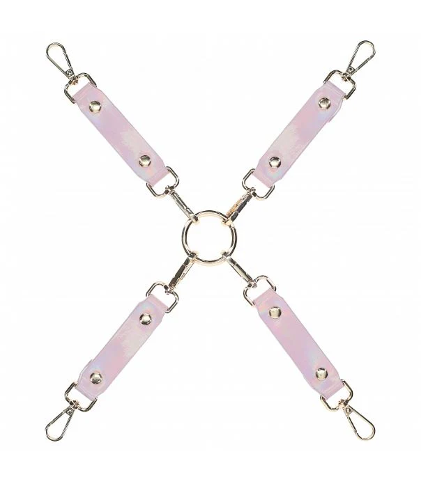 Luxury Traveler Bondage Collection in Iridescent Pink with Bag - Image 8