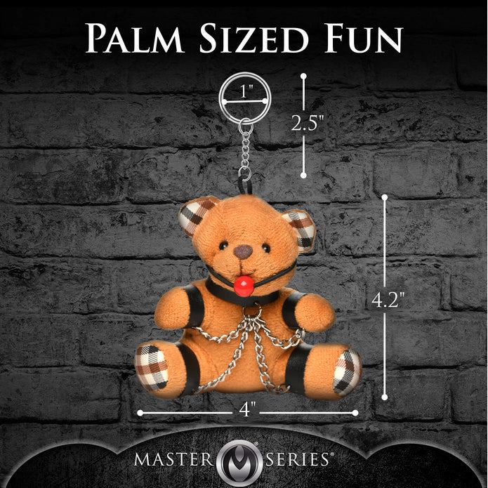 Master Series Gagged Plush Teddy Bear Keychain - Image 4