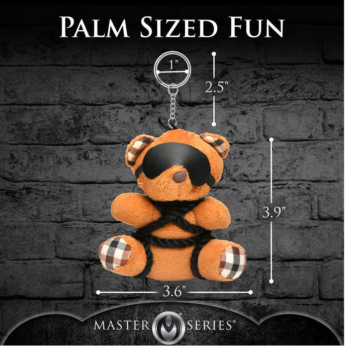 Master Series Rope Plush Teddy Bear Keychain - Image 6