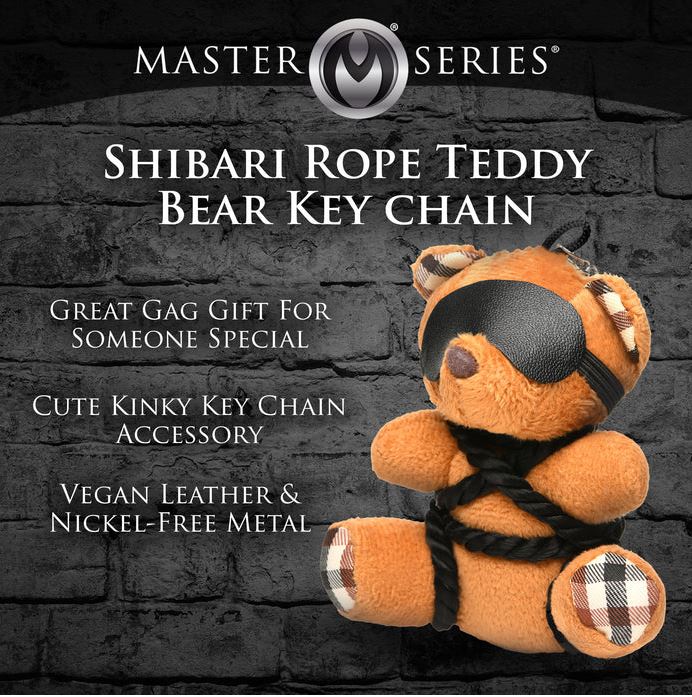 Master Series Rope Plush Teddy Bear Keychain - Image 8