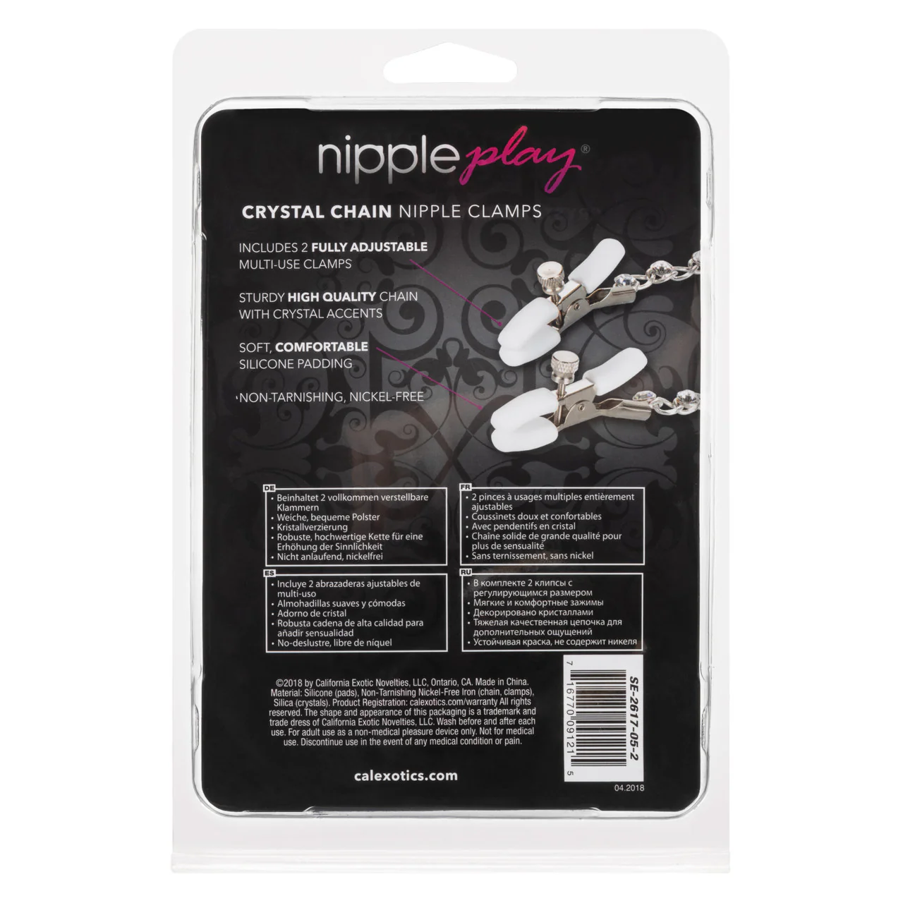 Nipple Play Crystal Chain Nipple Clamps - Image 7