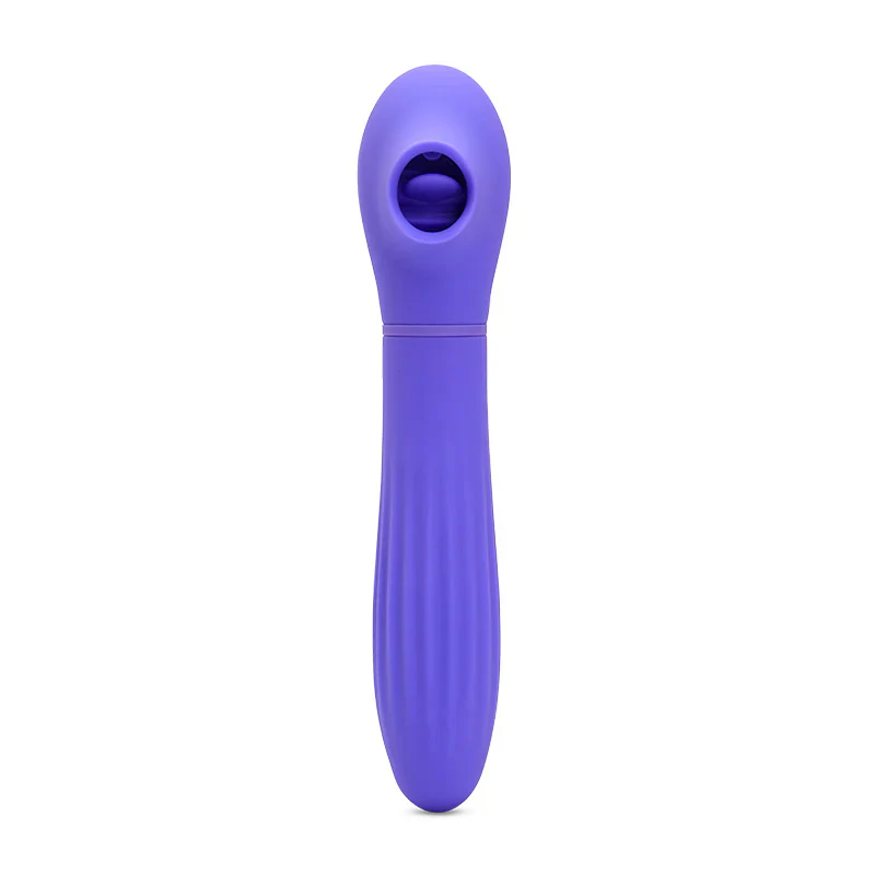 Nu Sensuelle Daisy Triple Action Thrusting Suction Vibe in Purple - Image 3