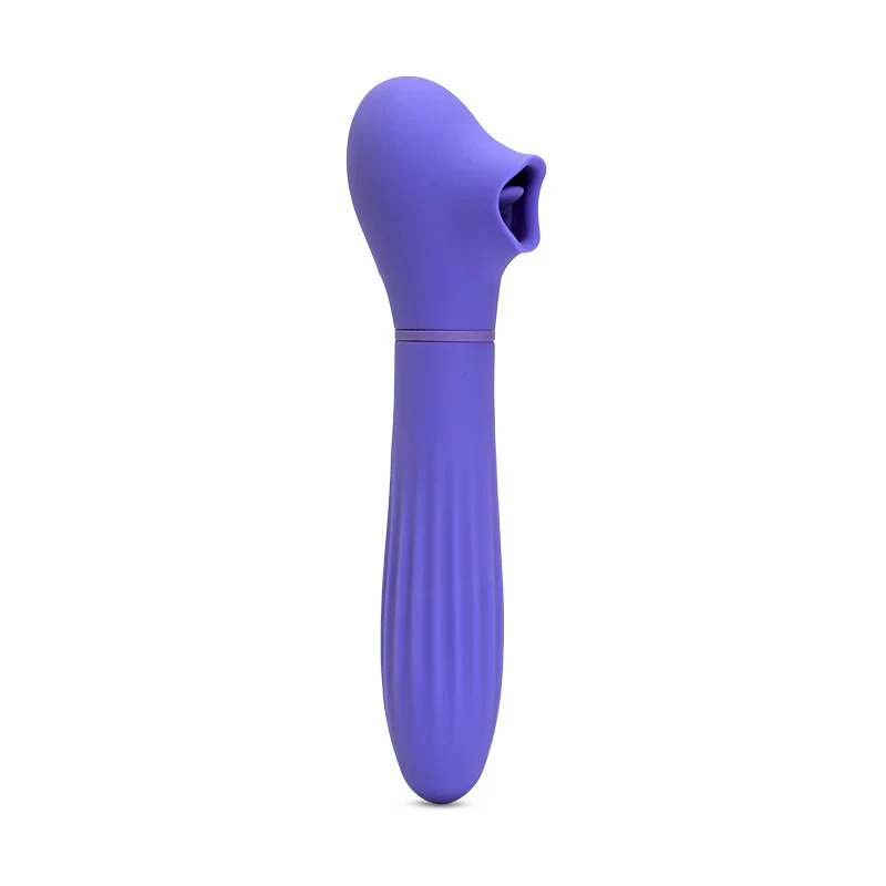 Nu Sensuelle Daisy Triple Action Thrusting Suction Vibe in Purple - Image 4