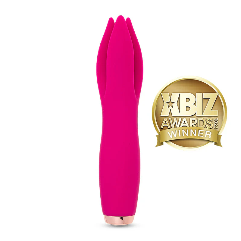 NU Sensuelle Multi-Play Tulip Vibrator in Magenta - Image 3