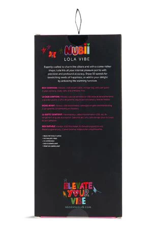 Nu Sensuelle Nubii Lola 10 Function Bullet Vibrator - Pink - Image 5