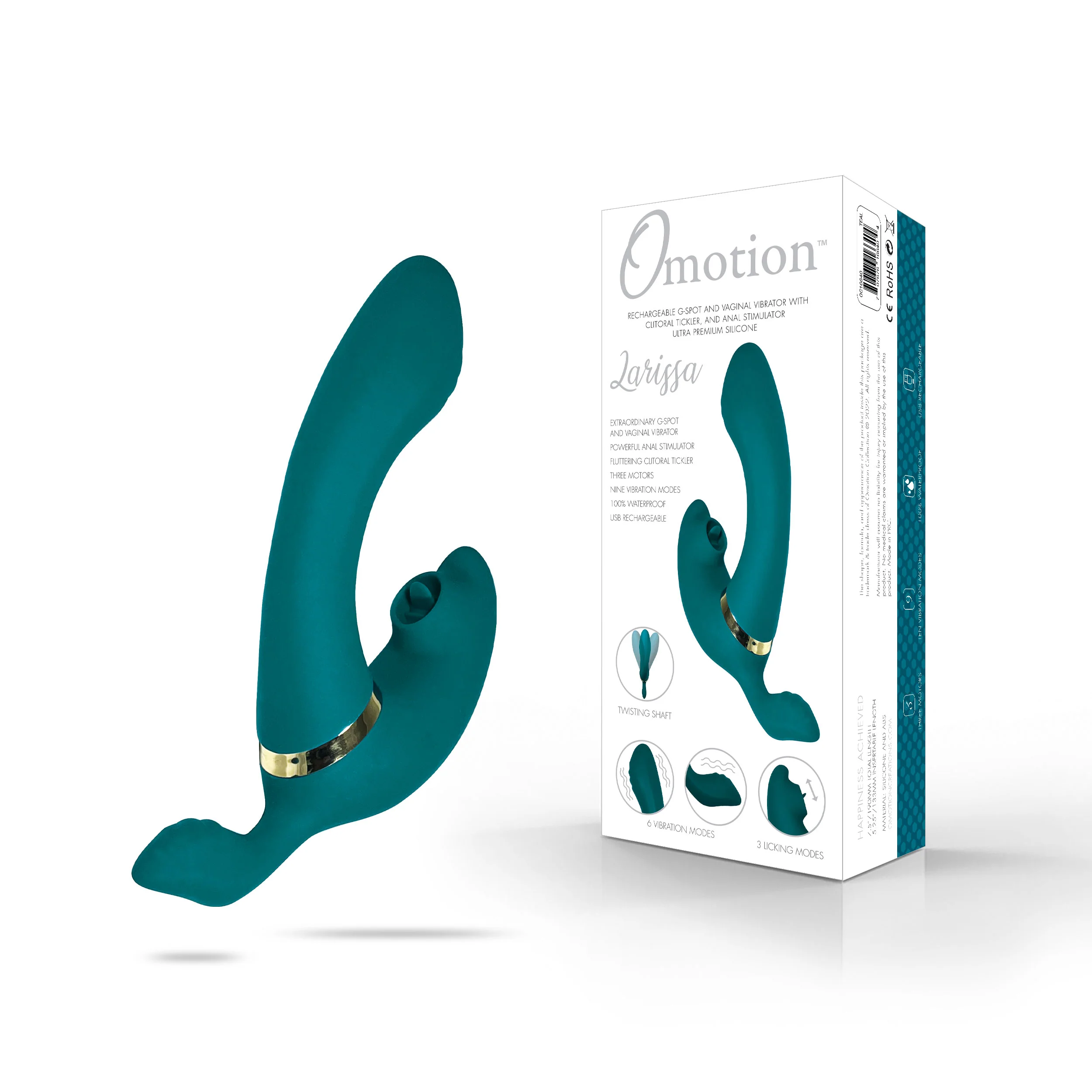 THE OMOTION LARISSA QUADRUPLE-STIMULATION VIBRATOR - Image 3