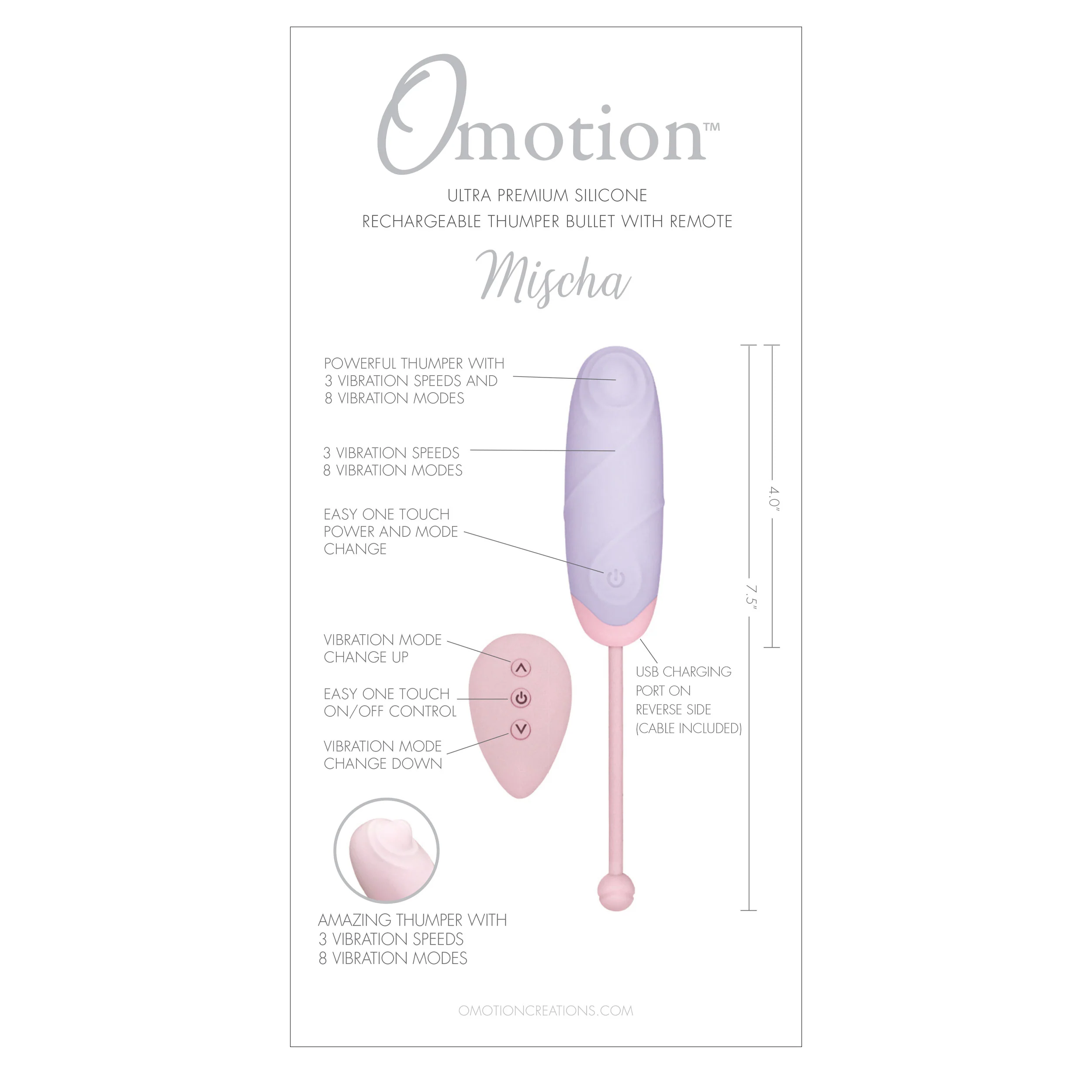 Omotion Mischa - Purple - Image 2