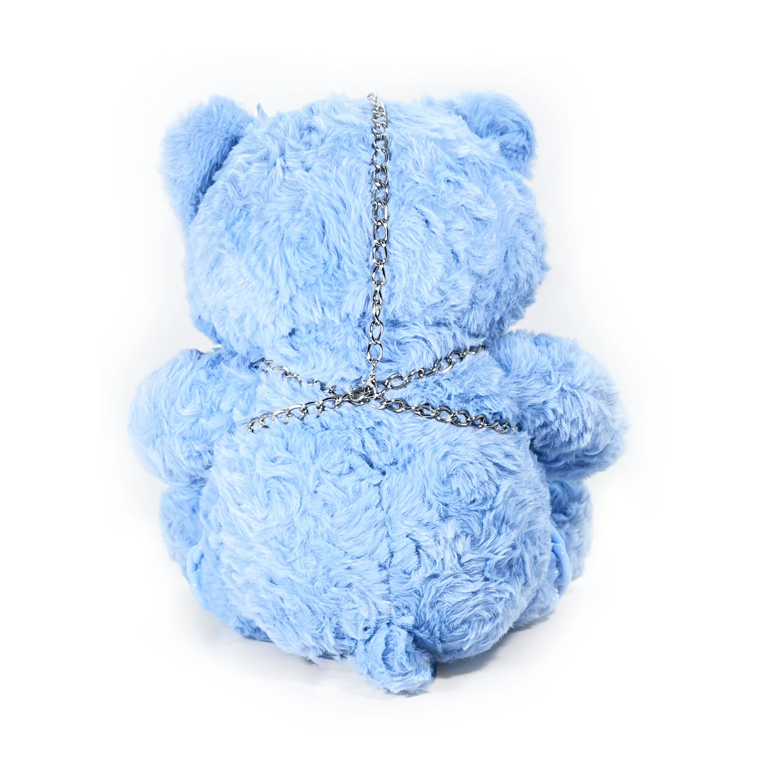 Plush Bondage Teddy Bear by Fetish Pleasure Play in Blue - Image 3