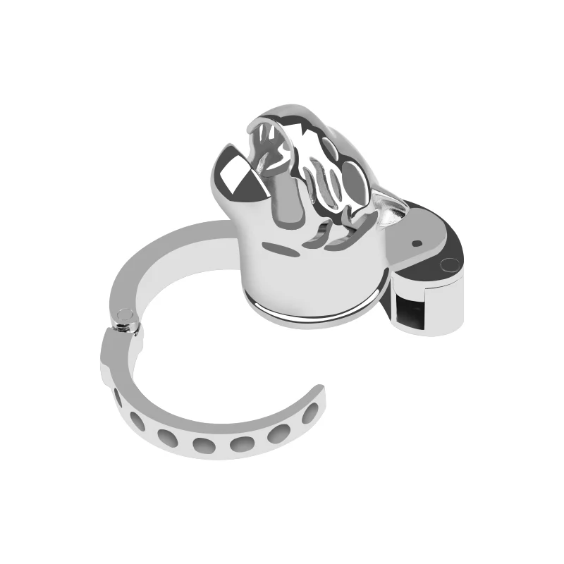 Puma Adjustable Ring Metal Cock Cage 2.75" by Metal Pleasure Play - Image 4
