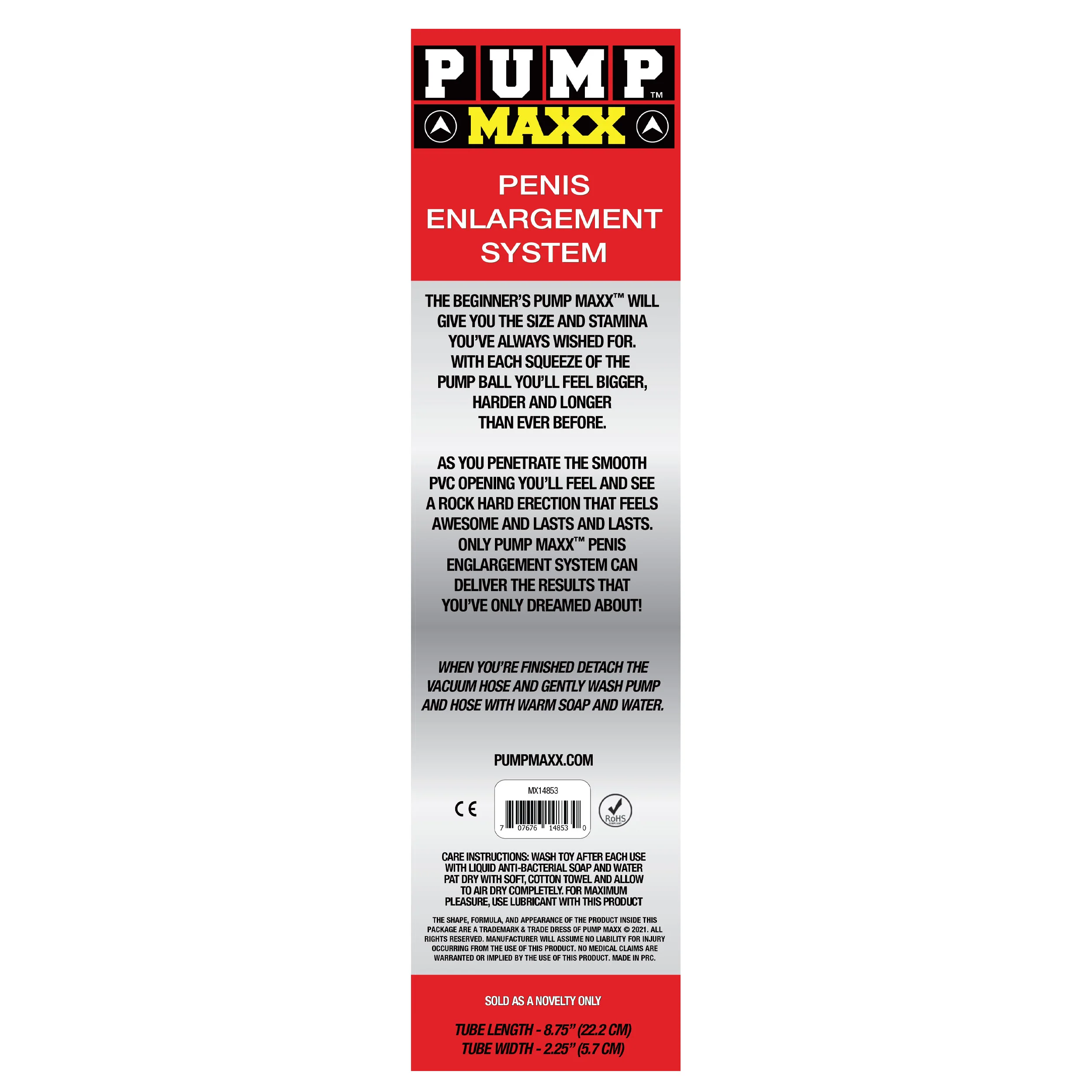 Pump Maxx Basic Penis Pump - Blue - Image 3