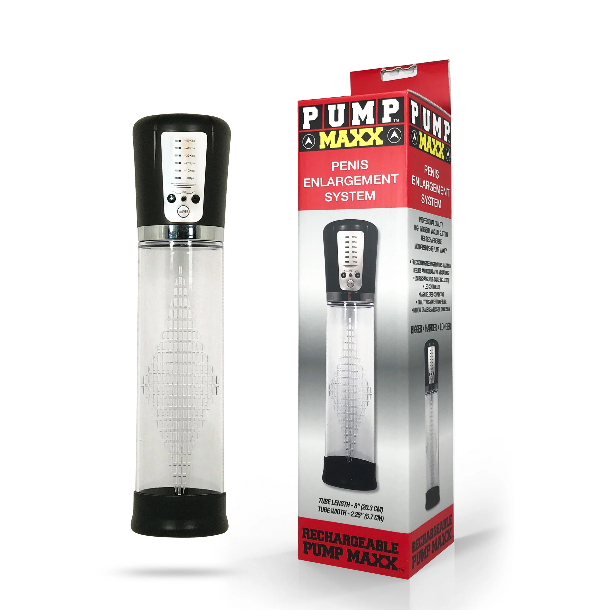 Pump Maxx Rechargeable Gauge Penis Pump - Image 2