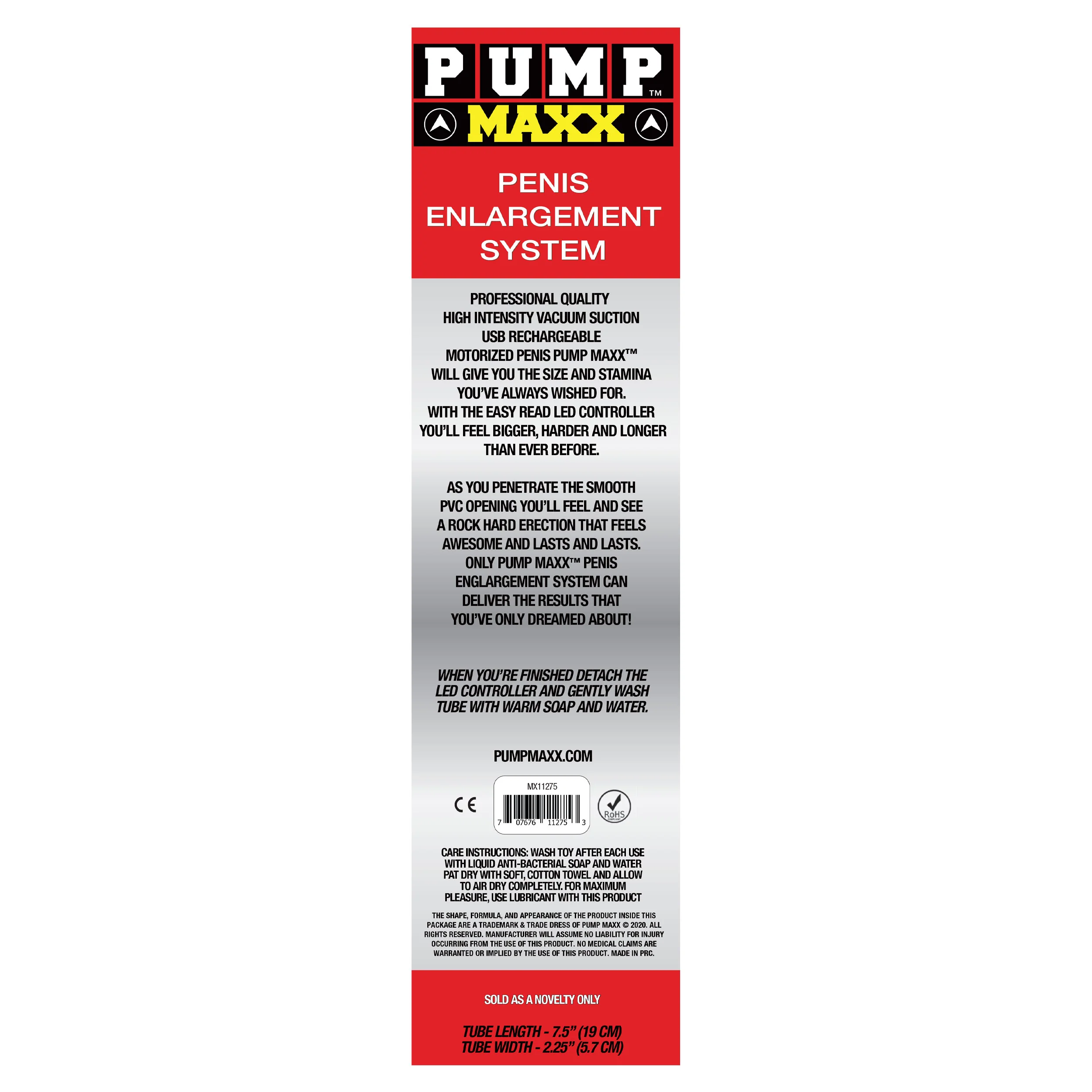 Pump Maxx Rechargeable Gauge Penis Pump - Image 3