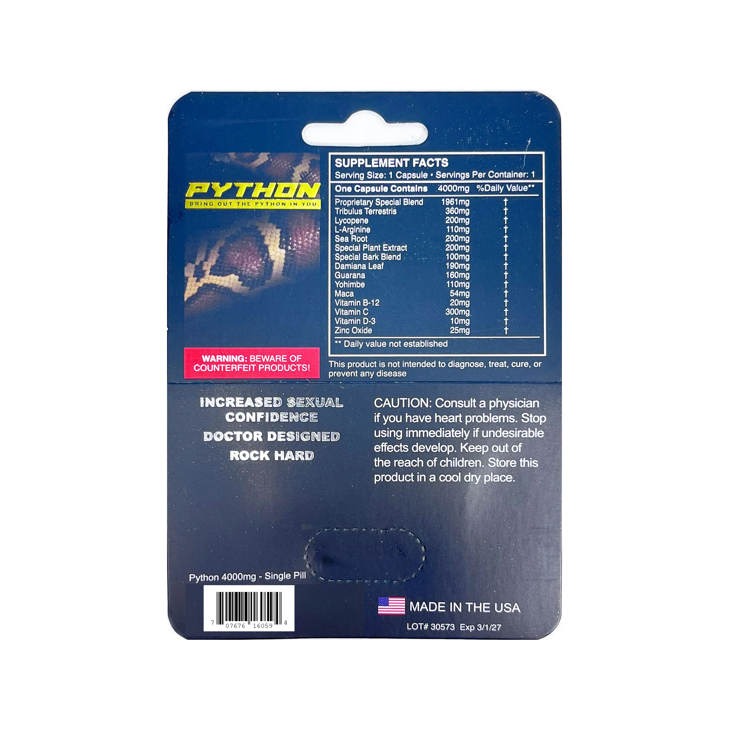 Python 4K Male Performance Supplement 2 Pack - Image 2