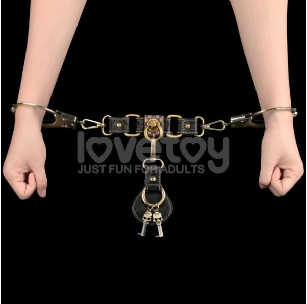 Rebellion Reign Heavy Metal Bronze Handcuffs by LoveToy - Image 3
