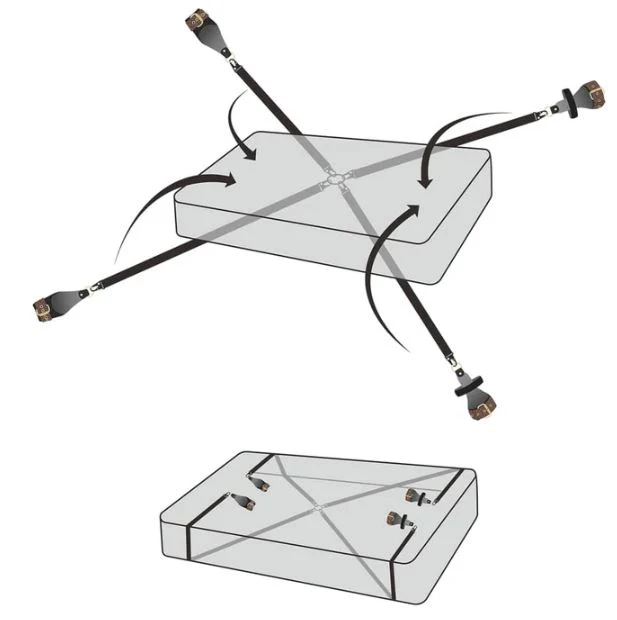Rebellion Reign Mattress Restraint in Vegan Leather by LoveToy - Image 7