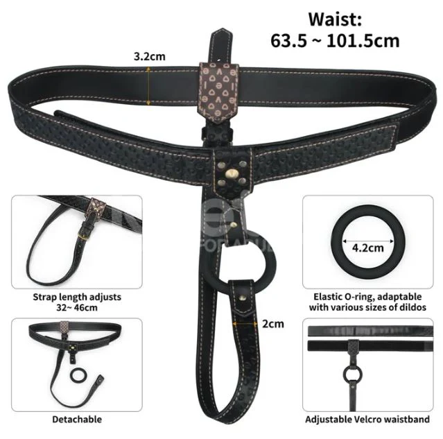 Rebellion Reign Strap-On Harness in Vegan Leather by LoveToy - Image 3