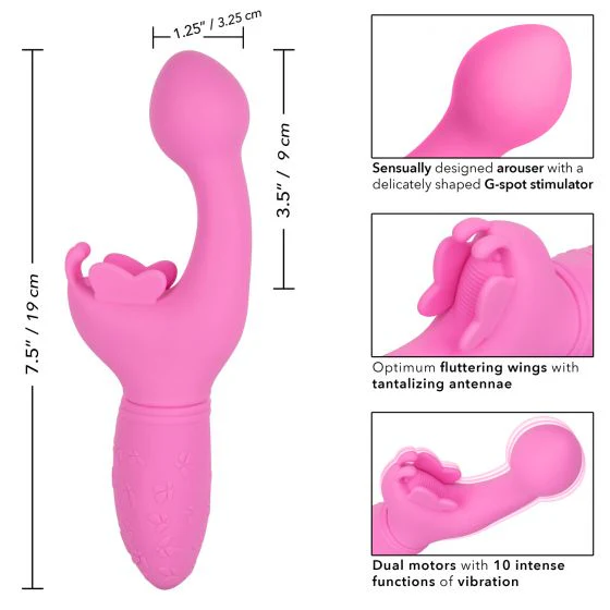 Rechargeable Butterfly Kiss - Pink - Image 5