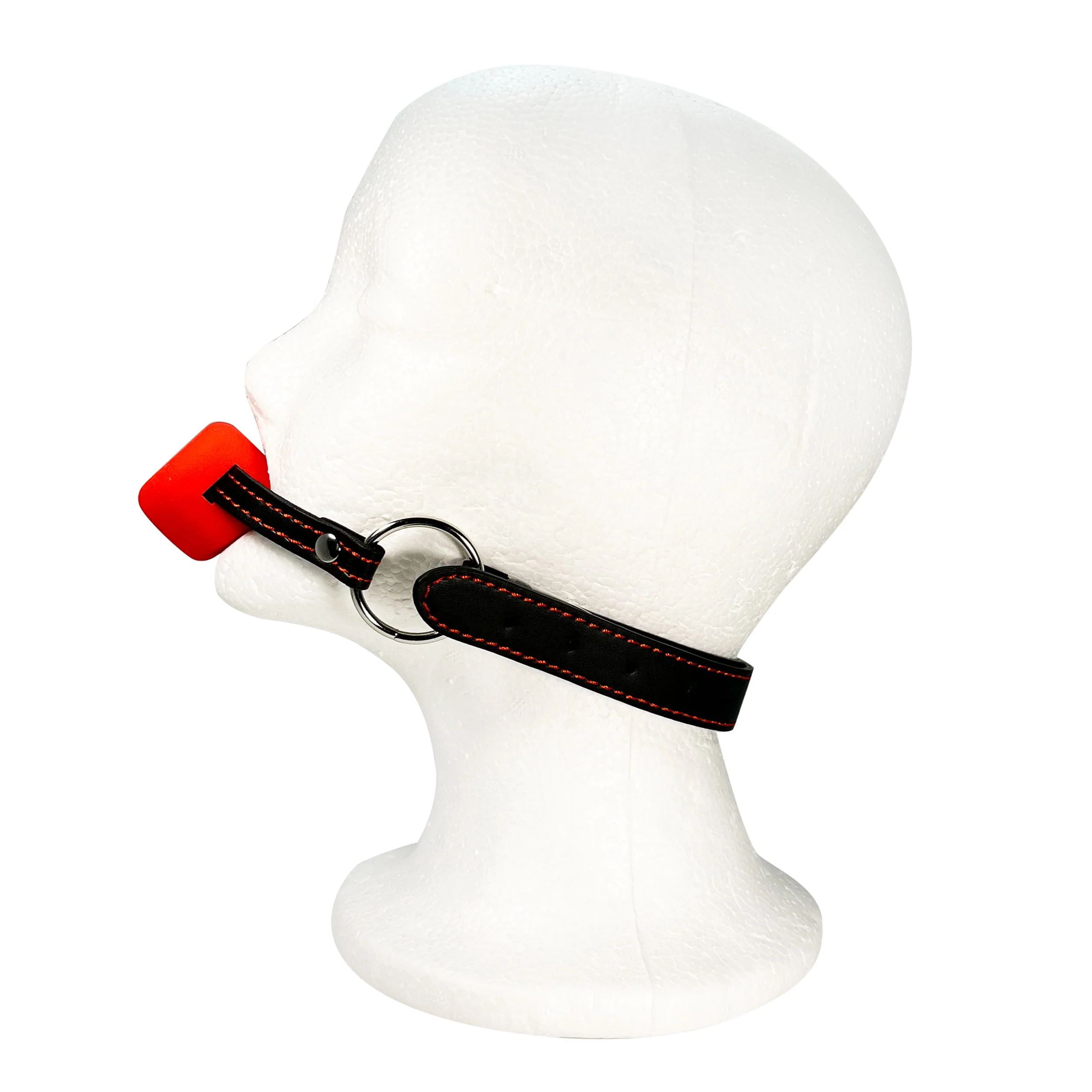 Red Silicone Heart Mouth Gag by Fetish Pleasure Play - Image 2