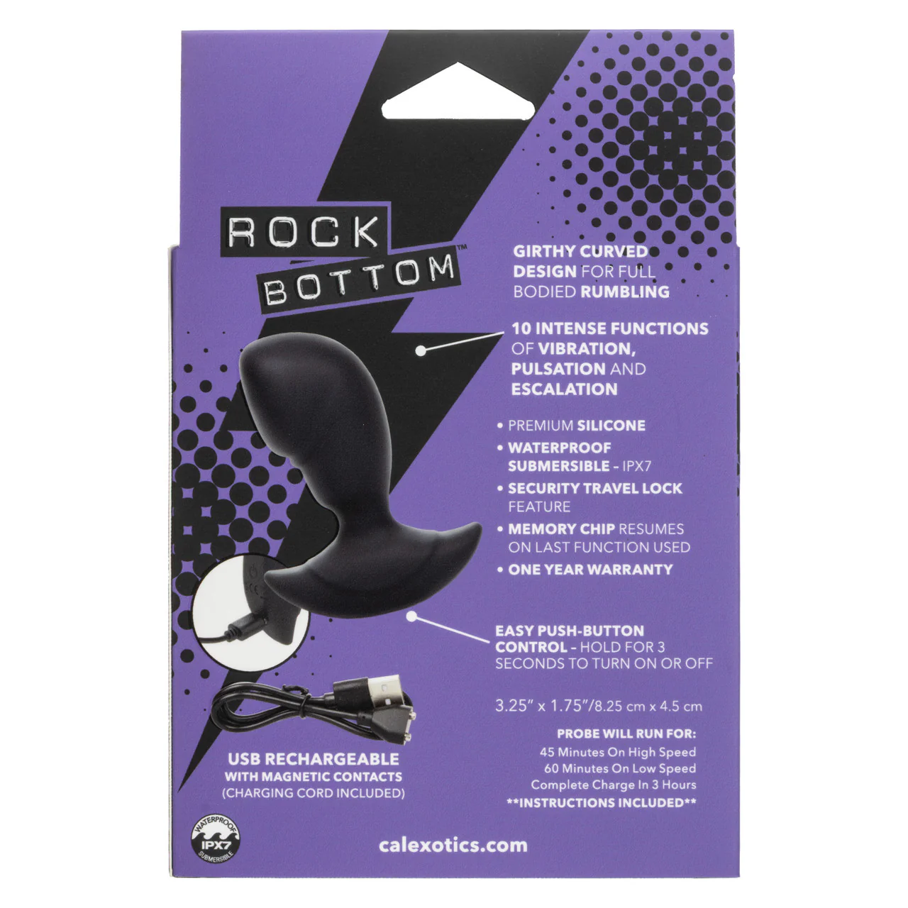Rumbling Stud Probe Anal Plug by Rock Bottom - Image 8