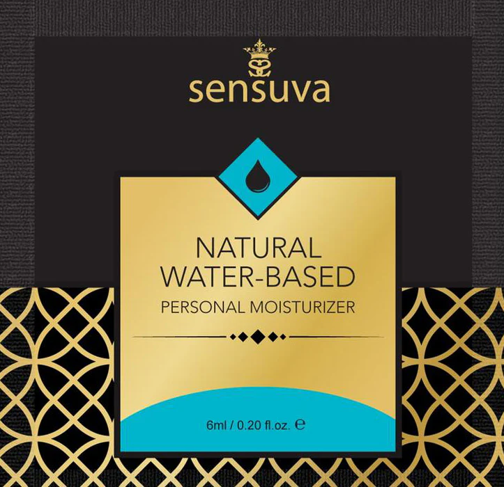 Sensuva`s Natural Water-Based Moisturizer Foil