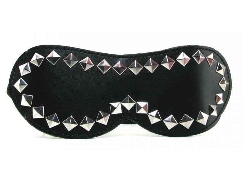 Sex & Mischief Studded Mask - Black