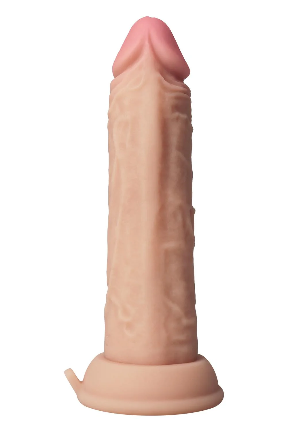 Shaft Liquid Silicone Vibrating Dildo Model J 6.5" in Pine - Image 3
