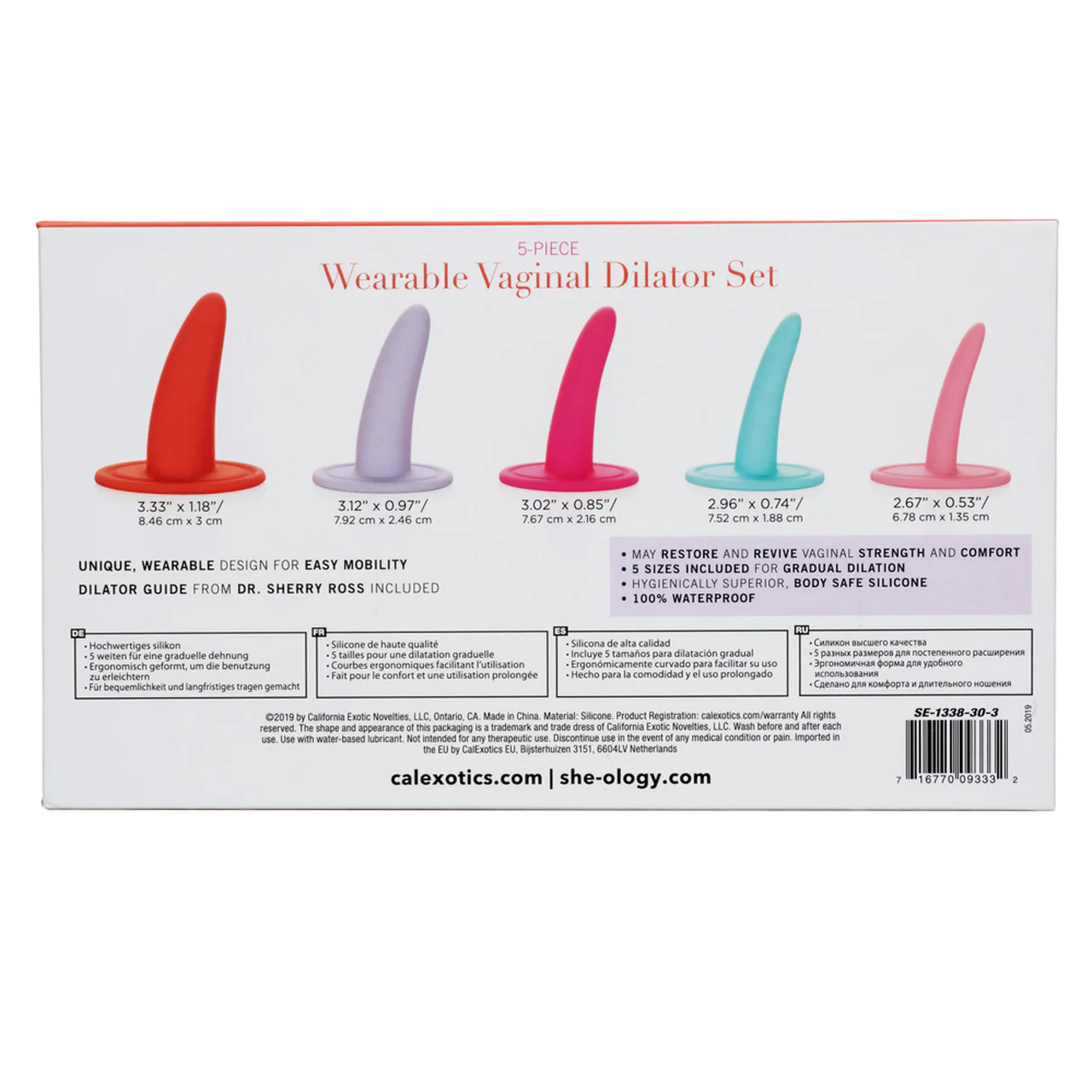 She-ology Wearable 5-Piece Vaginal Dilator Set - Image 7
