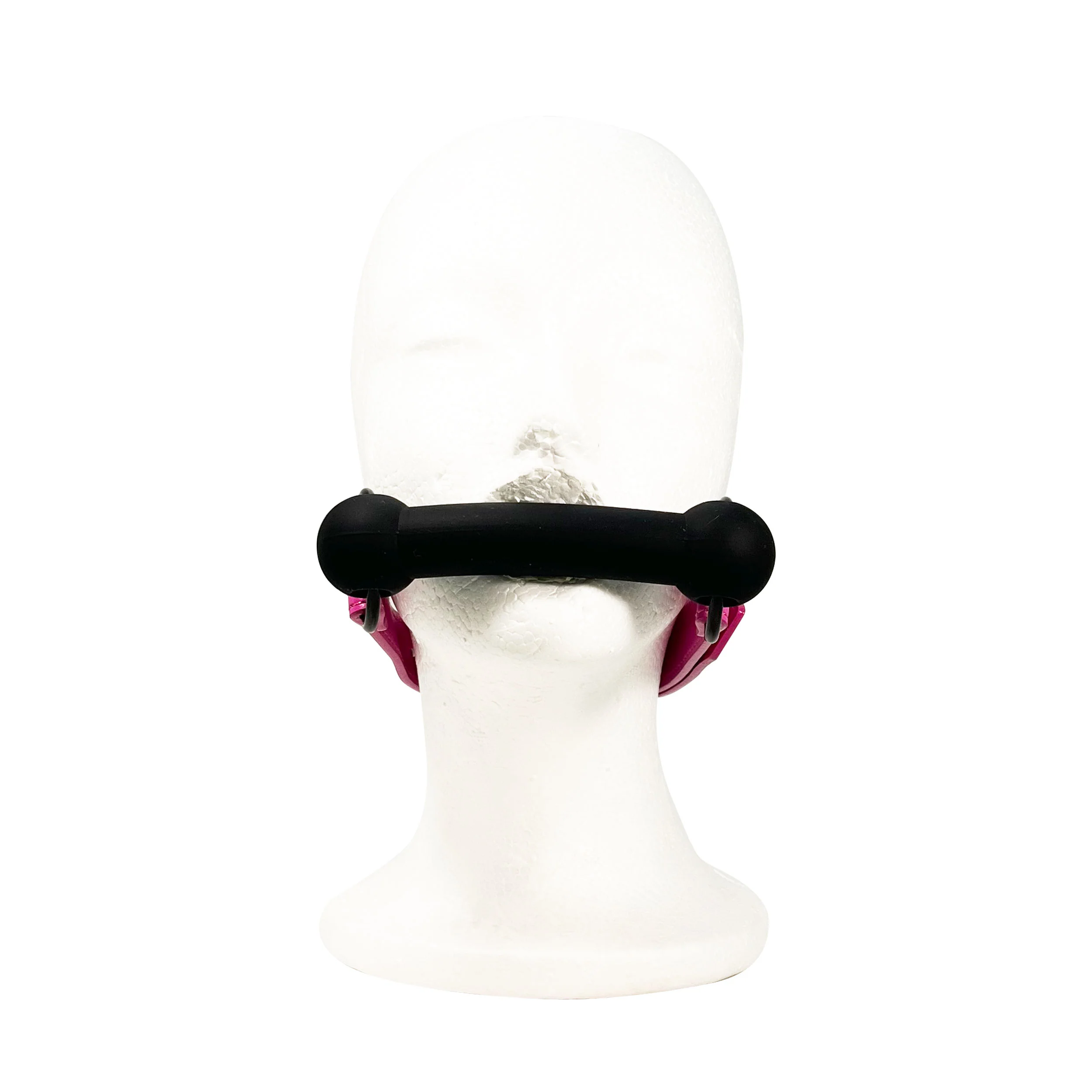 Silicone Bite Gag by Fetish Pleasure Play in Pink - Image 2