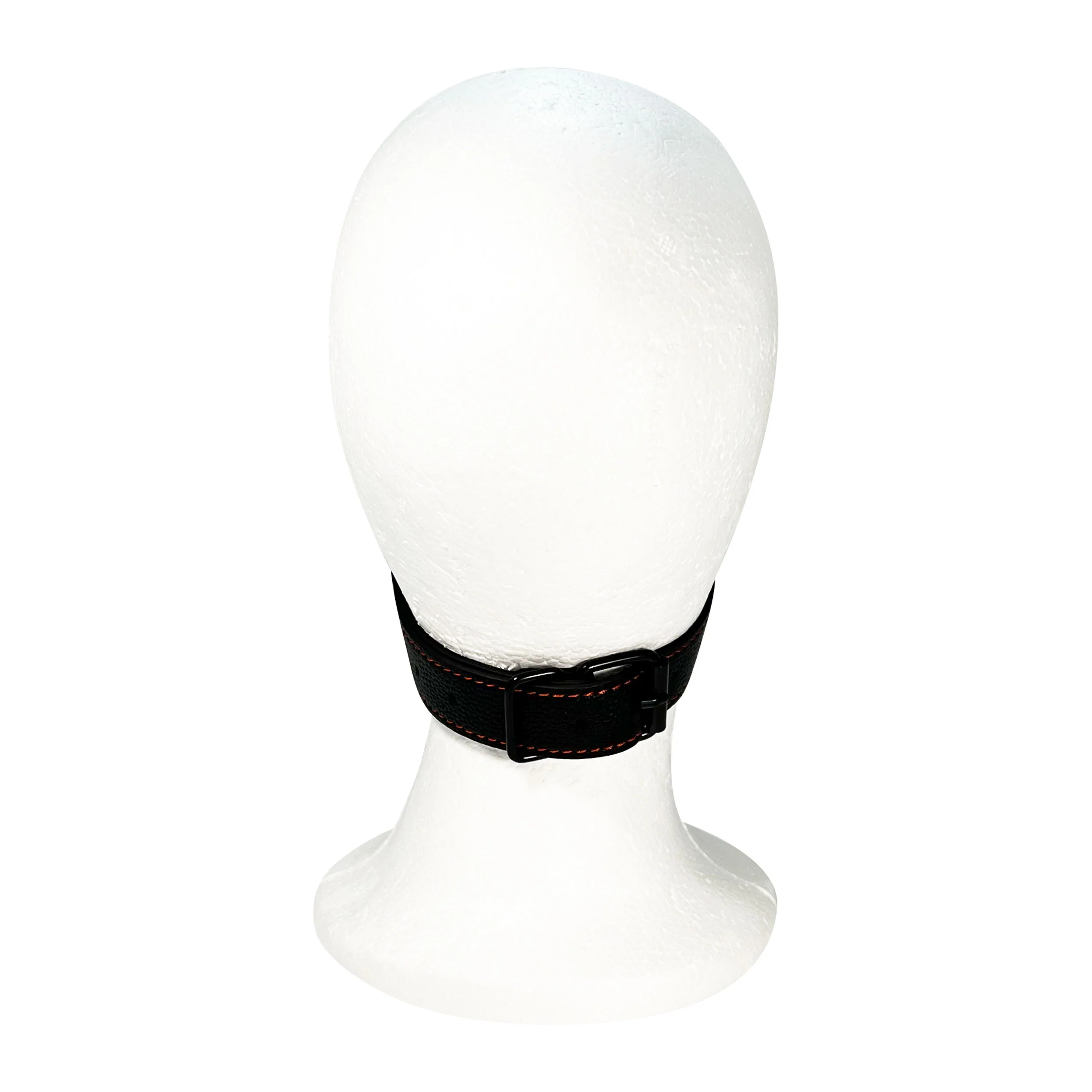 Silicone Sex Bar Mouth Gag by Fetish Pleasure Play in Red and Black - Image 3