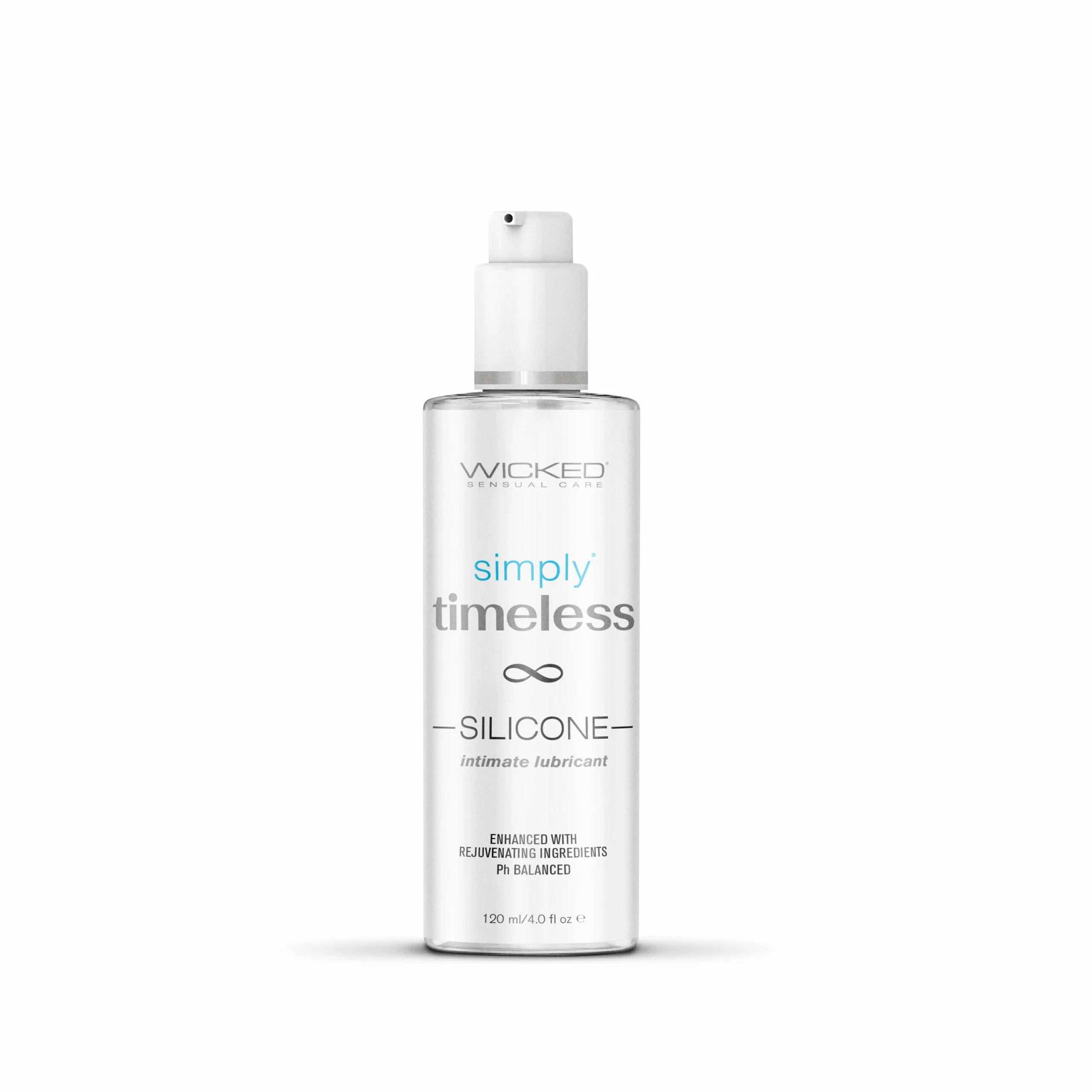 Simply Timeless Silicone Lube By Wicked Sensual Care, 4oz