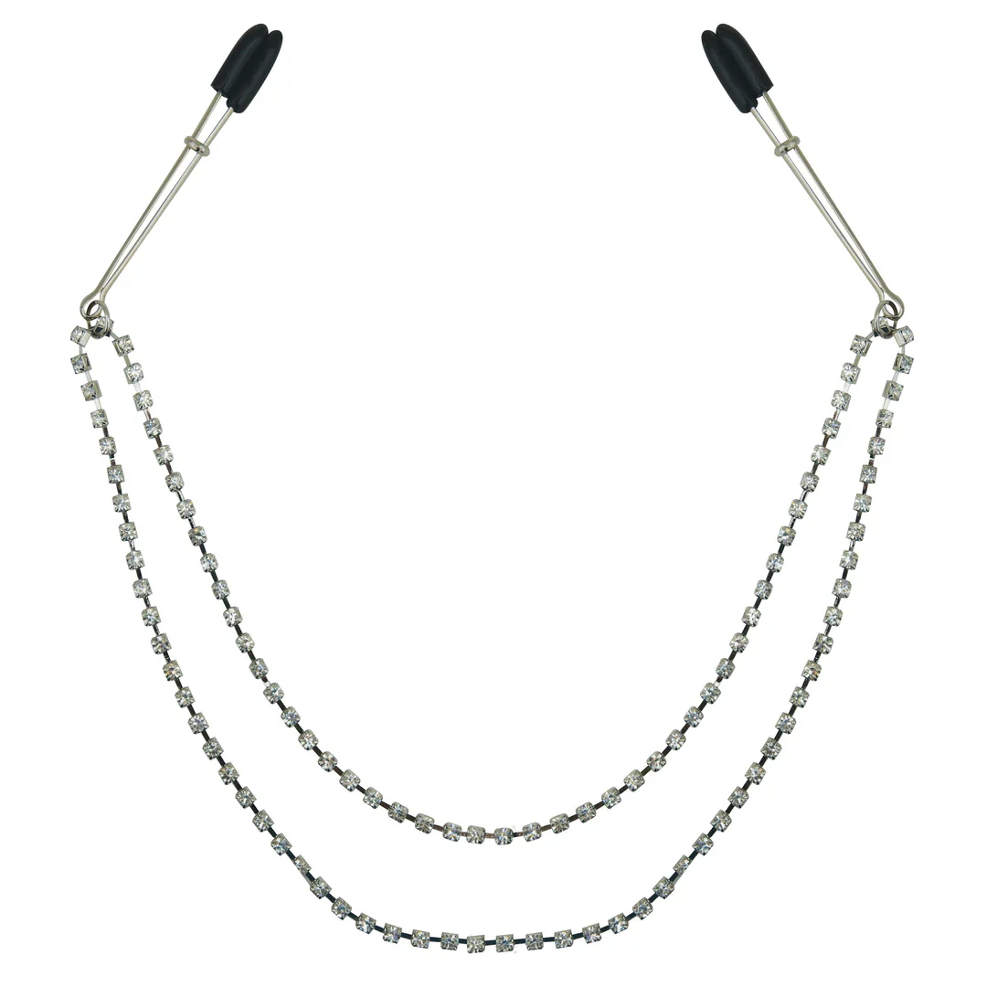Sincerely Bling Rhinestone Nipple Clips by Sportsheets