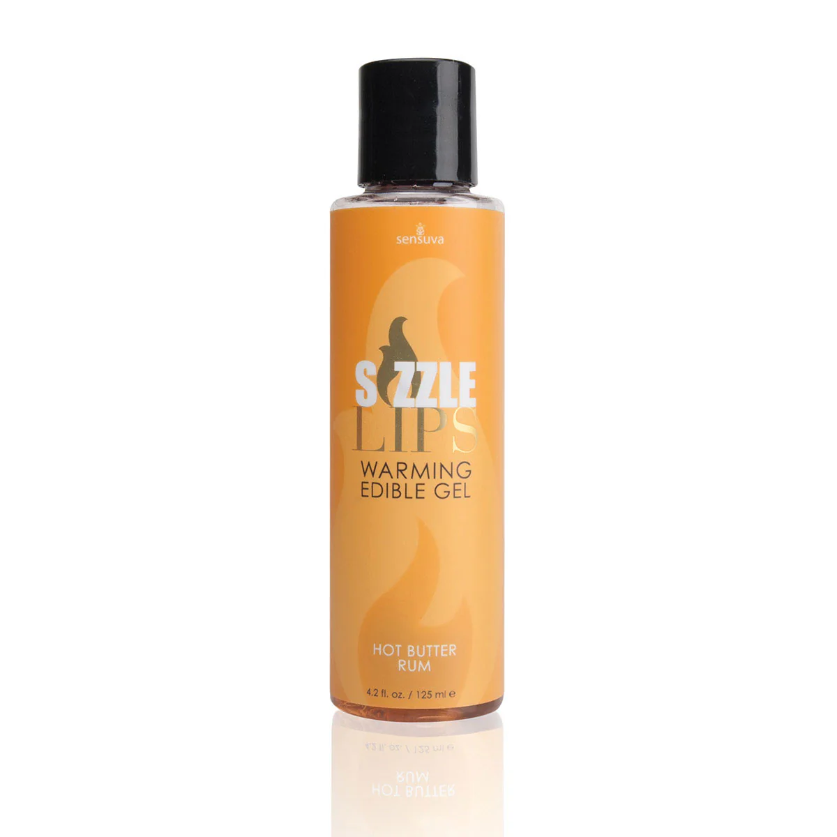 Sizzle Lips Warming Edible Gel - Hot Butter Rum 4.2oz