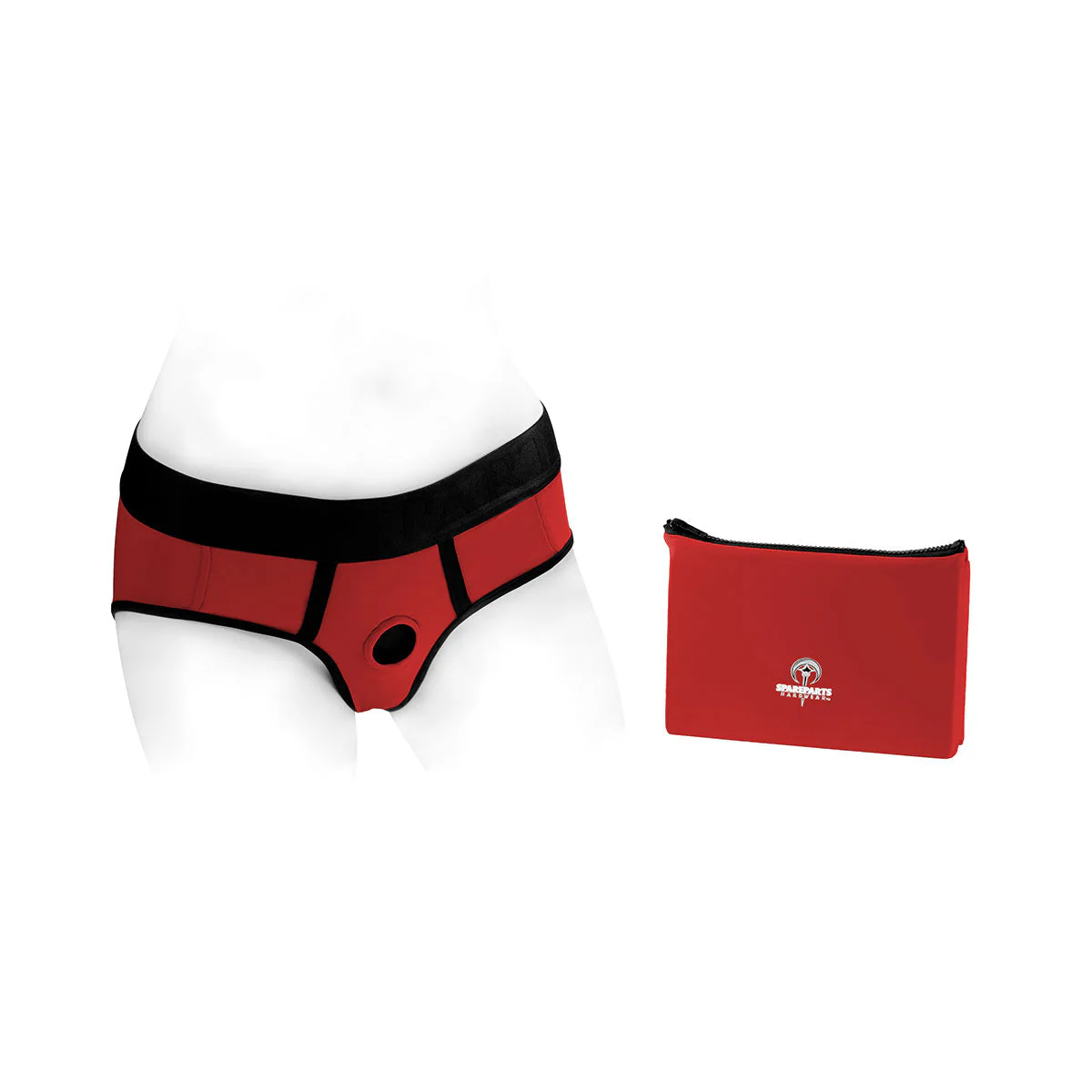 SpareParts Tomboi Harness Red/Black - 2X - Image 5