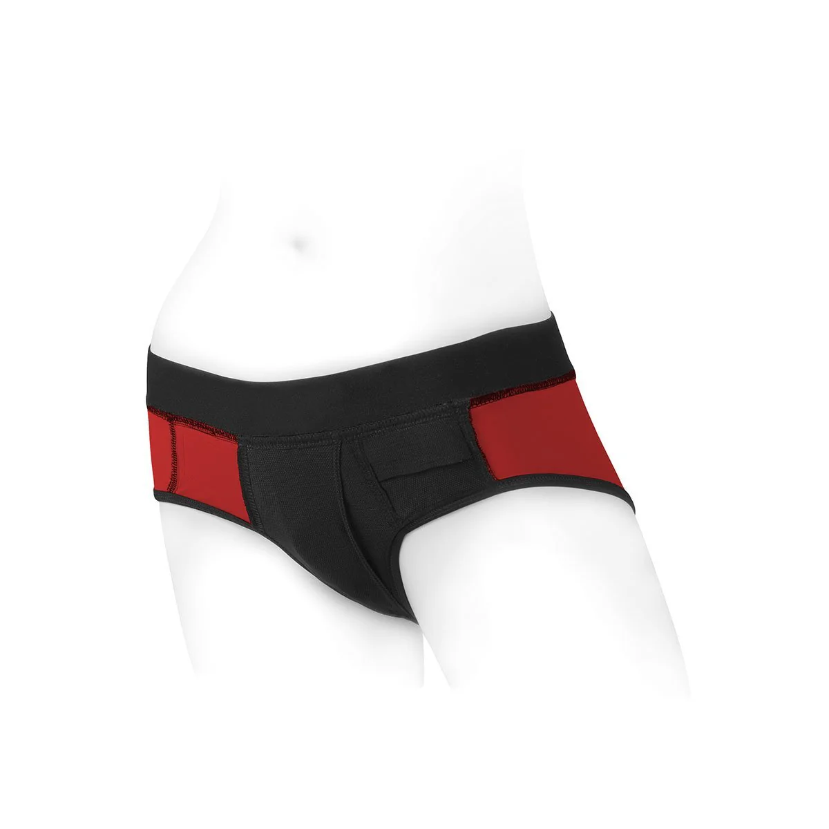 SpareParts Tomboi Harness Red/Black - Medium - Image 3