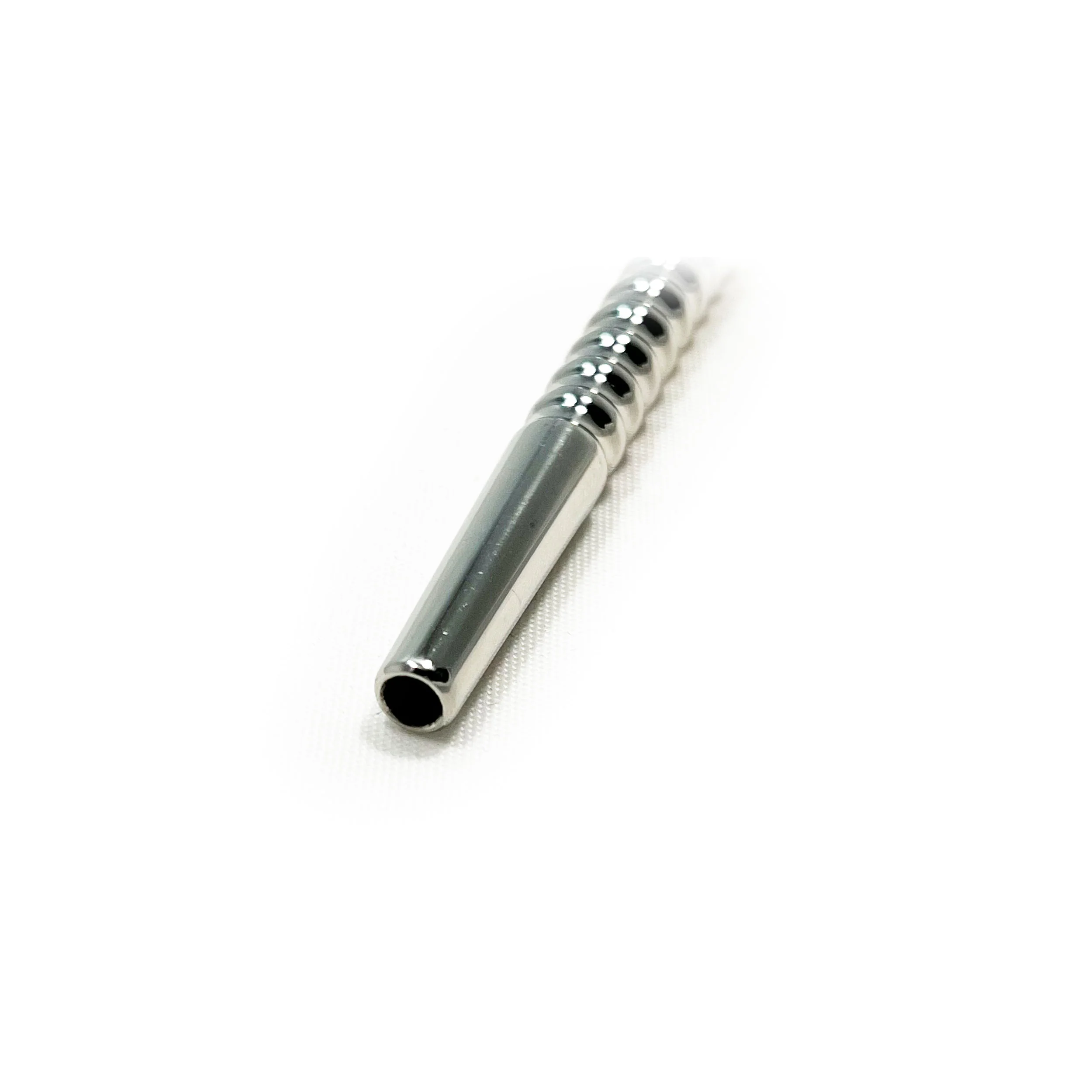 STAINLESS STEEL RIBBED HOLLOW URETHRAL SOUND - Image 2