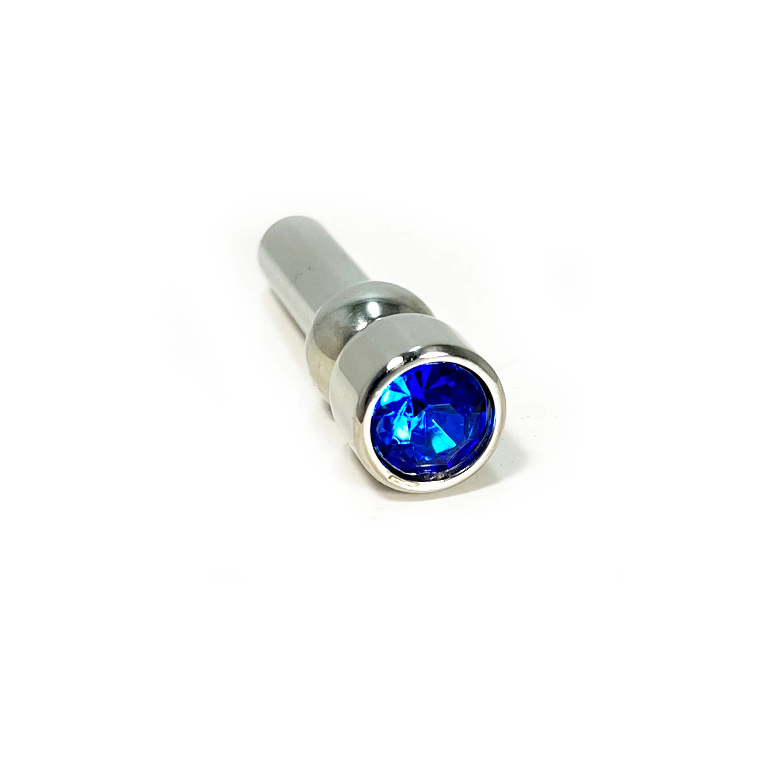 STAINLESS STEEL SINGLE BEAD JEWEL-TIPPED MINI URETHRAL PLUG - Image 2