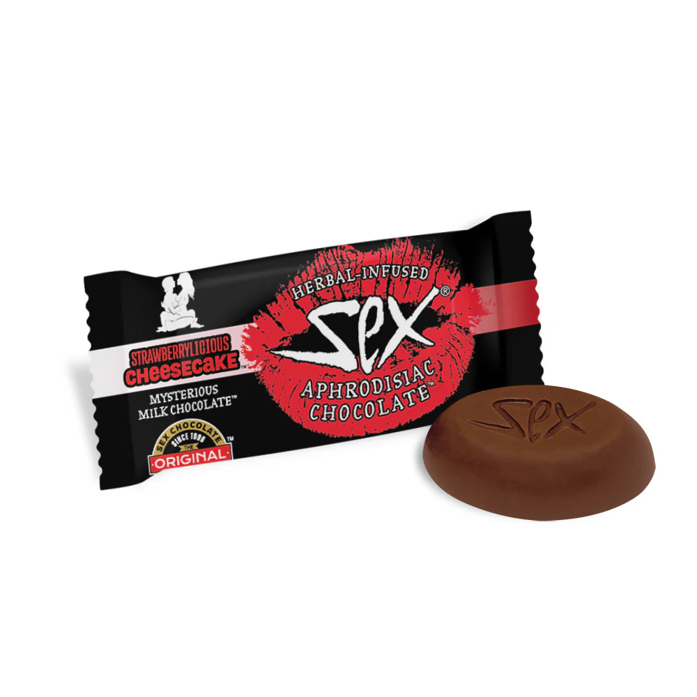 Strawberrylicious Cheesecake Sex Chocolates, 1 Piece