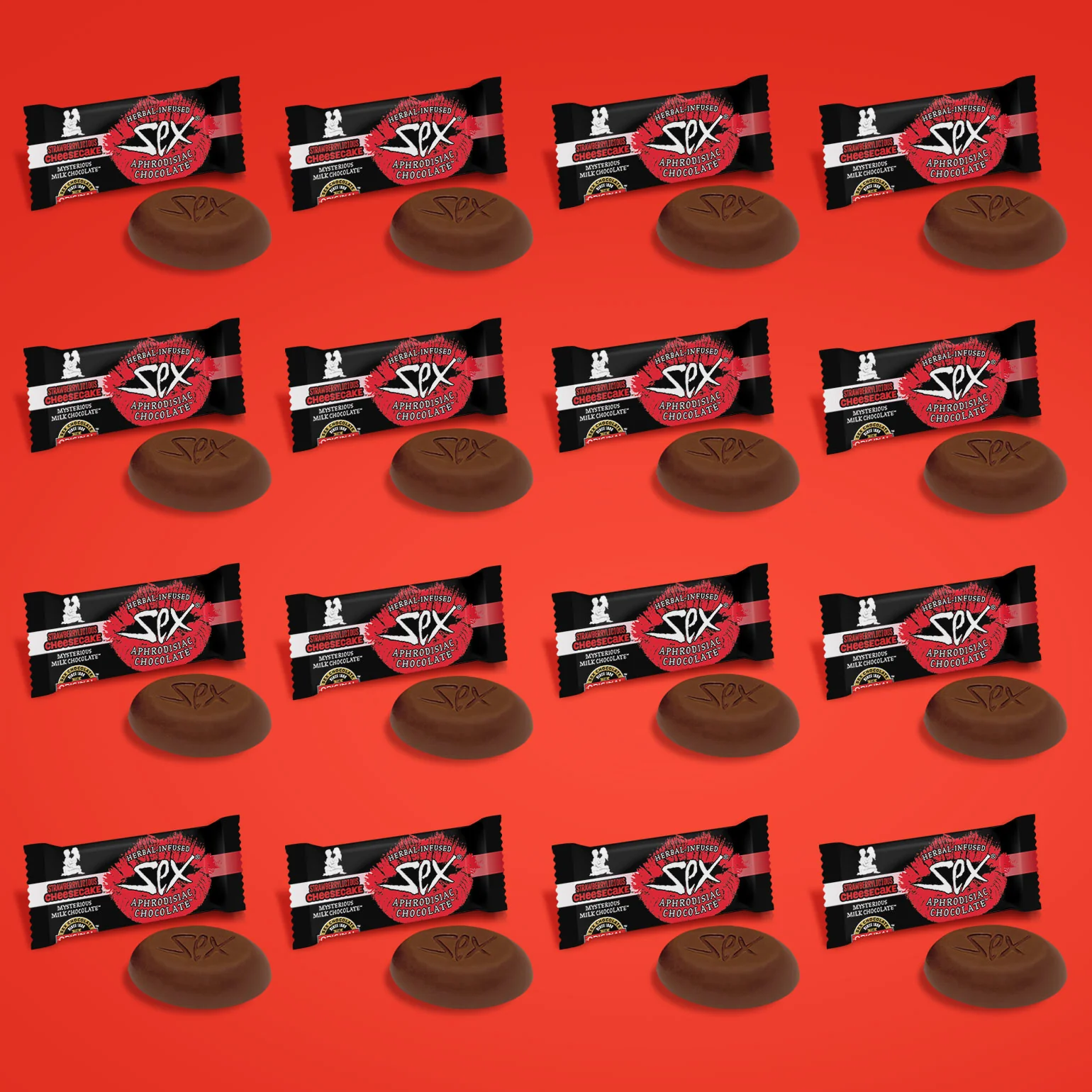 Strawberrylicious Cheesecake Sex Chocolates, 1 Piece - Image 3