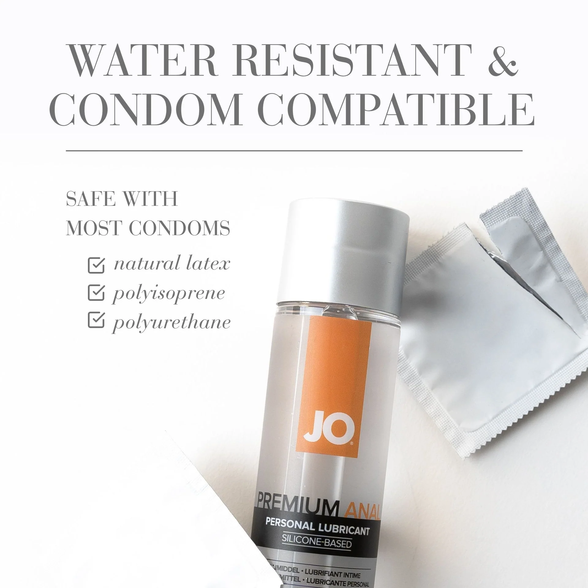 JO Premium Anal Original Silicone Lubricant - 4 oz - Image 4