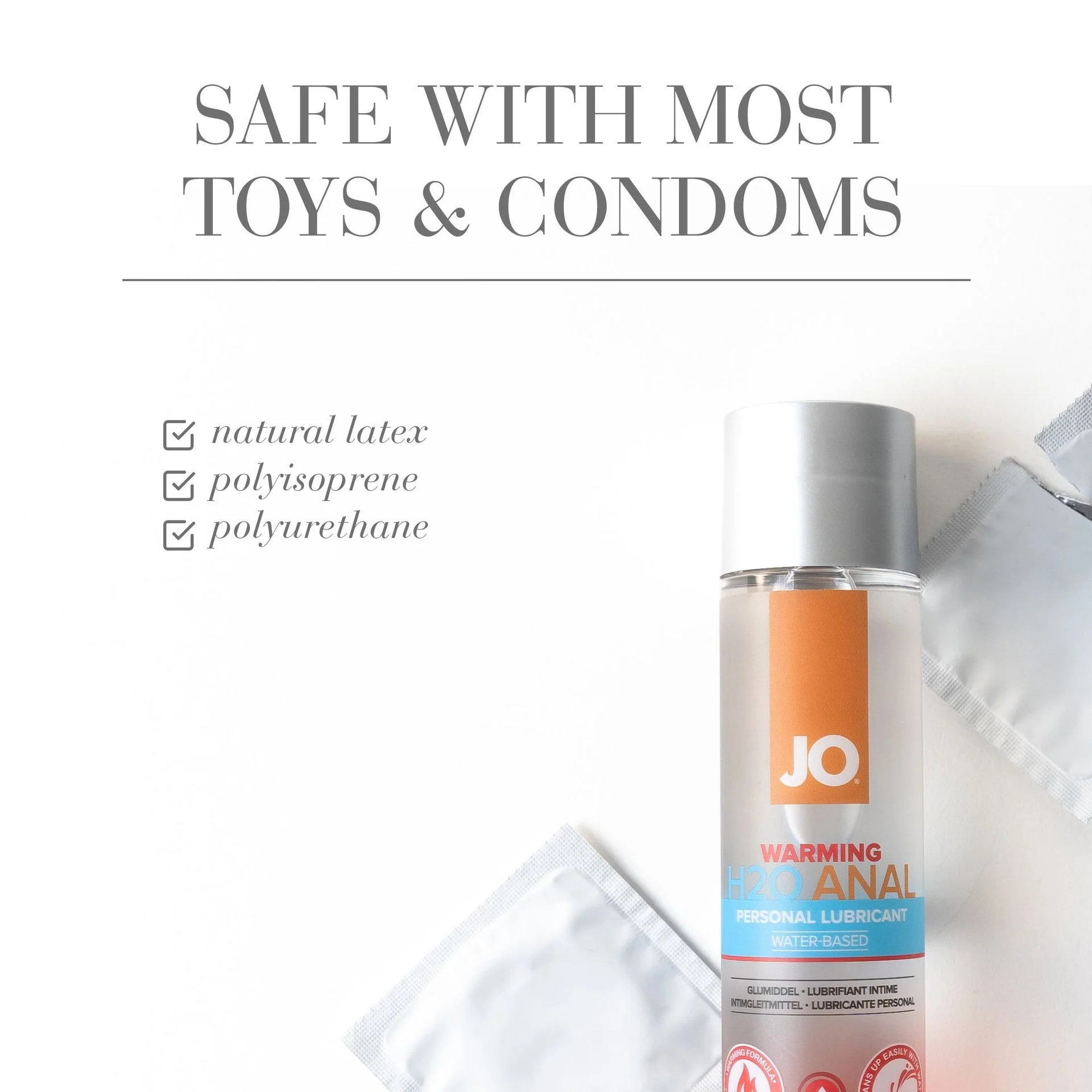 JO H2O Anal Warming Lubricant - 2 oz - Image 4