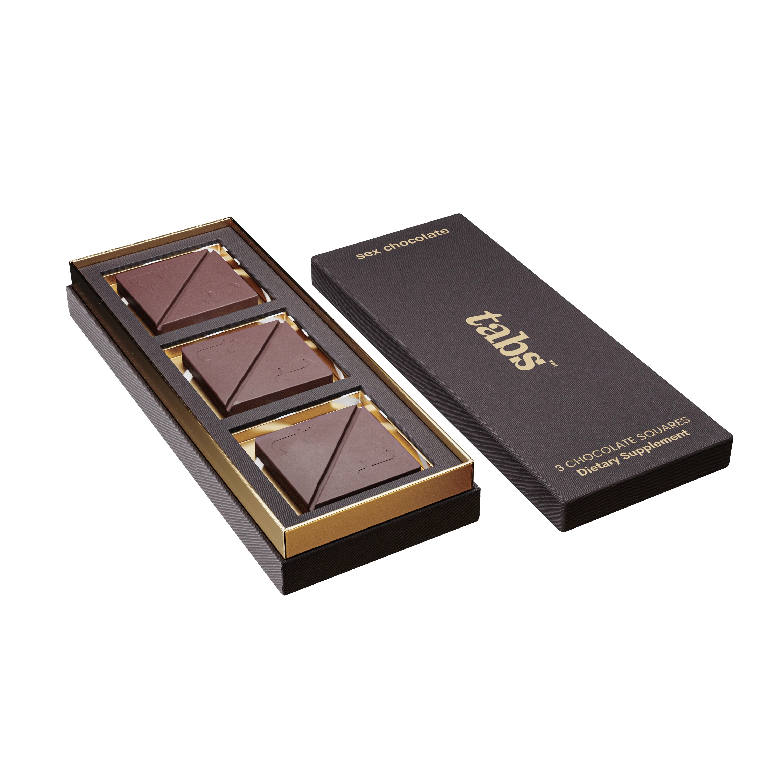 Tabs Sex Chocolate - Original Dark Chocolate Flavor