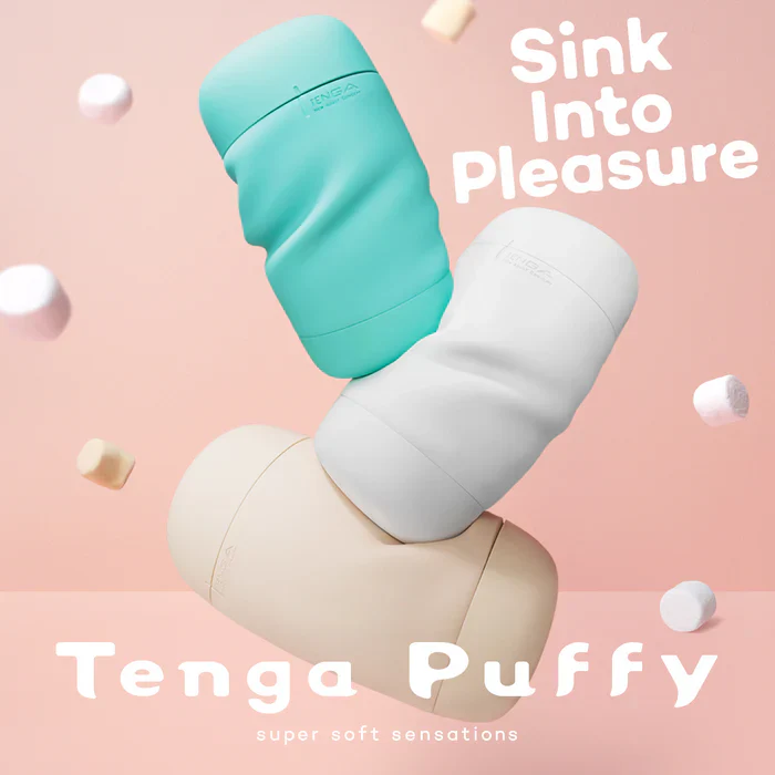 Tenga Puffy Mint Green Masturbator Stroker - Image 7