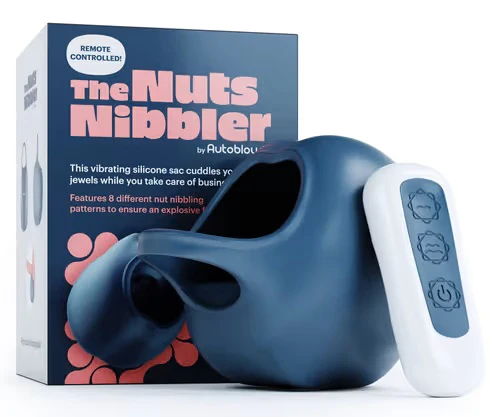 The Nuts Nibbler Vibrating Silicone Sac by AutoBlow