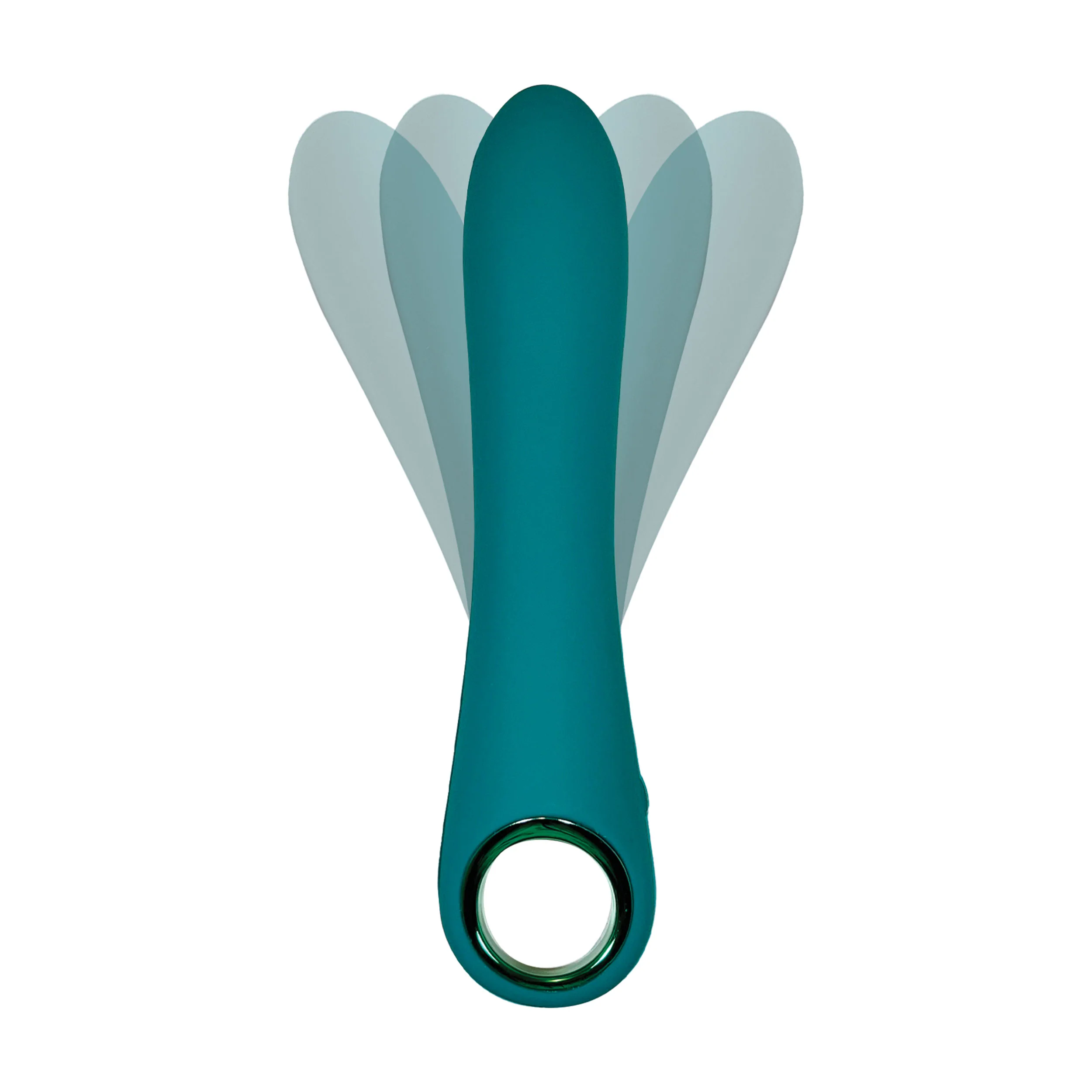 Ultra Flex Personal Massager Vibrator by Vibense in Teal - Image 2