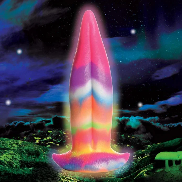 UNICORN KISS UNICORN TONGUE GLOW-IN-THE-DARK SILICONE DILDO - Image 5